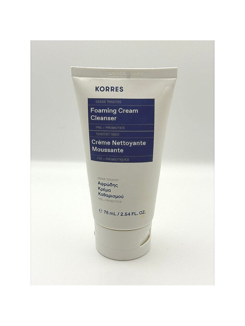 KORRES Travel Greek Yoghurt Foaming Cream Cleanser 2.54oz